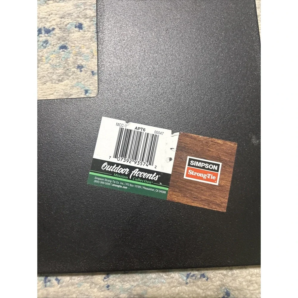 Simpson APT6 Outdoor Accents Mission T Strap for 6x6